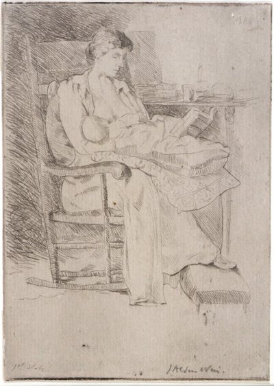 Mor og barn nr. 2 af J. Alden Weir