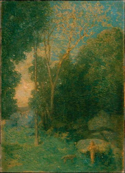 Pan og ulven af J. Alden Weir