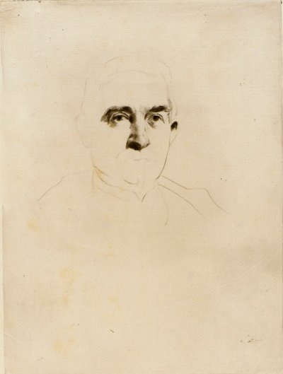 Portræt af oberst H.C. Weir (Agricola) af J. Alden Weir