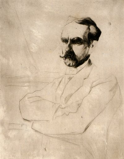 Portræt af Dr. Robert F. Weir af J. Alden Weir