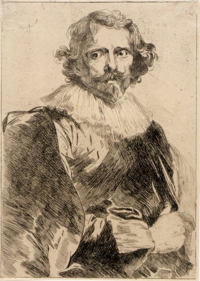 Portræt af Lucas Vorsterman af J. Alden Weir