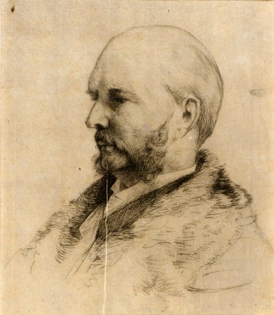 Portræt af Robert Hoe af J. Alden Weir