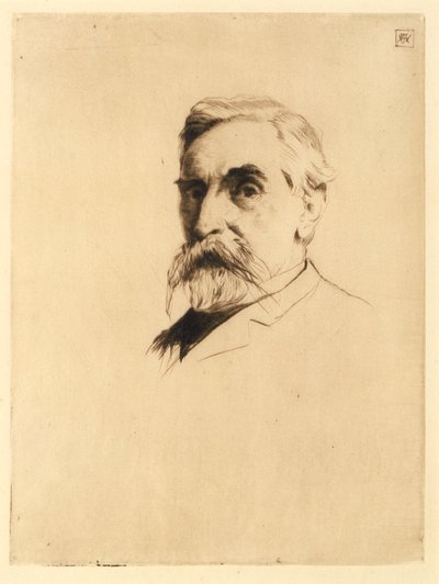 Portræt af Robert Weir af J. Alden Weir
