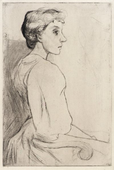 Portræt af en kvinde af J. Alden Weir