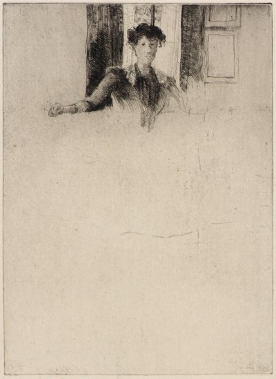 Skitse ved vinduet af J. Alden Weir