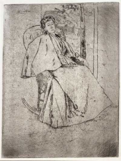 Gyngestolen af J. Alden Weir