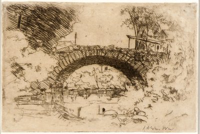 Stenbroen af J. Alden Weir