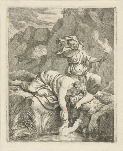 Thetis nedsænker Achilleus i Styx Scener fra Achilles