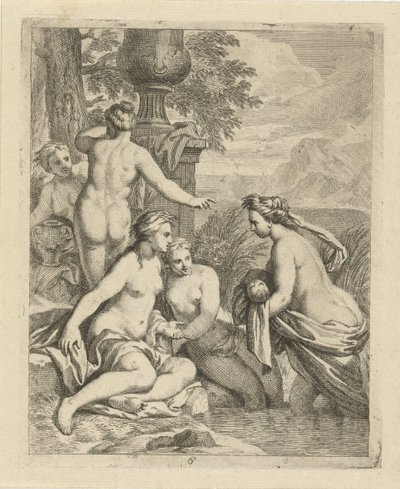Thetis vender tilbage til sine vandnymfer Scener fra Achilles