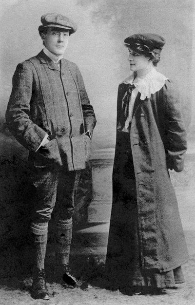 Mabel Hackney og Laurence Irving, 1907. af J. Beagles and Co.