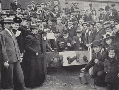 Corby Pole Fair, i aktierne af J. Benjamin Stone