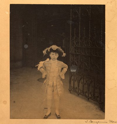 Edward Cavendish som en side ved kroningen af Edward VII af J. Benjamin Stone