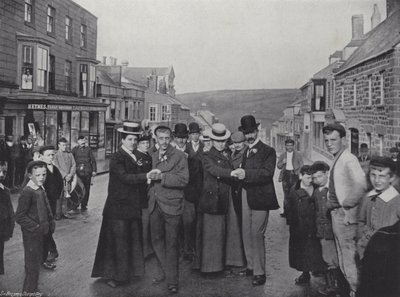 Helston Flora Day, tidlige dansere af J. Benjamin Stone