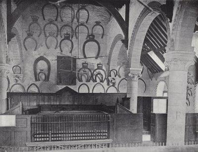 Hestesko hyldest i Oakham Castle af J. Benjamin Stone