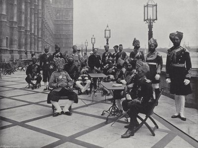 Indiske repræsentanter ved King Edwards Coronation af J. Benjamin Stone