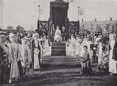 Knutsford May Day Festival, der kroner dronningen af J. Benjamin Stone