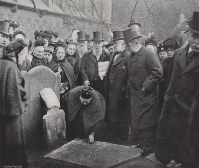 Afhenter Sixpences på Smithfield af J. Benjamin Stone