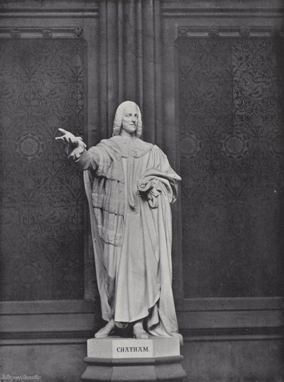 Statue af Chatham af J. Benjamin Stone