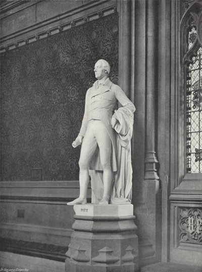 Statue af Pitt af J. Benjamin Stone