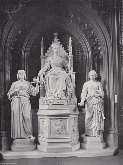 Statue af dronning Victoria af J. Benjamin Stone
