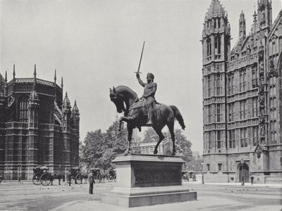 Statue af Richard I af J. Benjamin Stone