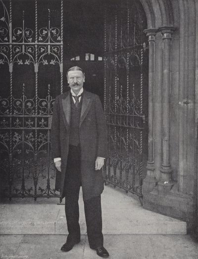 Den højre Hon. Sir A Acland Hood, Bart (s/h-billede) af J. Benjamin Stone