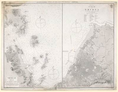 Kort over havnene i Smyrna-bugten af J. & C. Walker