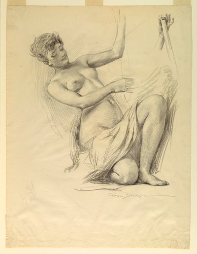 Figurstudie, muligvis for Dome of Manufactures og Liberal Arts Building, World