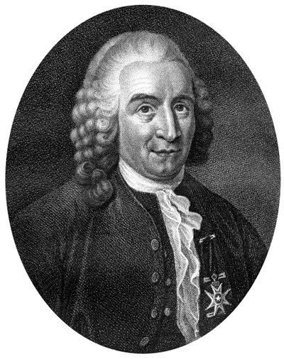 Carolus Linnaeus, svensk botaniker, læge og zoolog fra det 18. århundrede, 1812. af J. Chapman