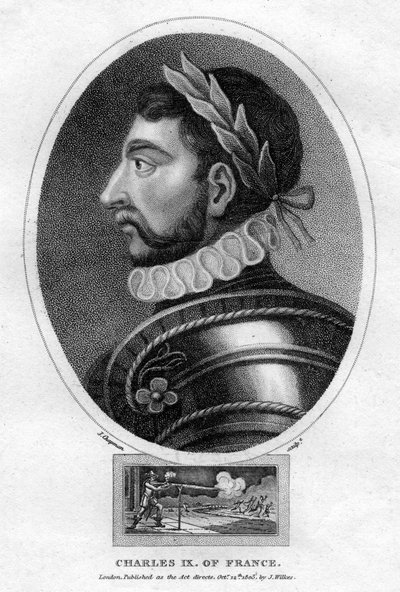 Charles IX, konge af Frankrig, 1805. af J. Chapman