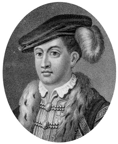 Edward VI, konge af England, 1804. af J. Chapman