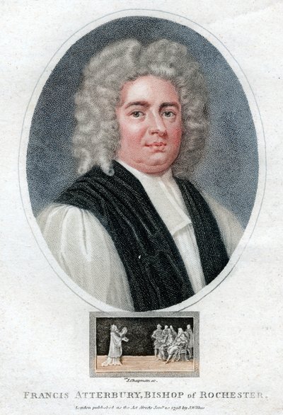 Francis Atterbury, engelsk mand af bogstaver, politiker og biskop, 1798. af J. Chapman