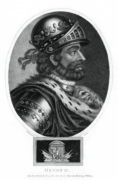 Henrik II, konge af England, 1804. af J. Chapman