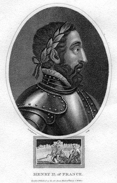 Henrik II, konge af Frankrig, 1805. af J. Chapman