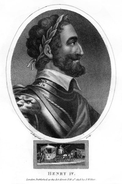 Henrik IV, konge af Frankrig, 1805. af J. Chapman