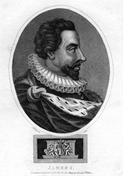 James I af England, 1804. af J. Chapman