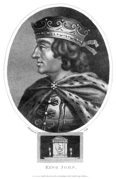Kong Johannes 1167-1216, 1804. af J. Chapman
