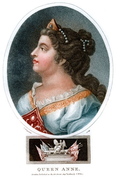 Dronning Anne 1665-1714, 1804. af J. Chapman