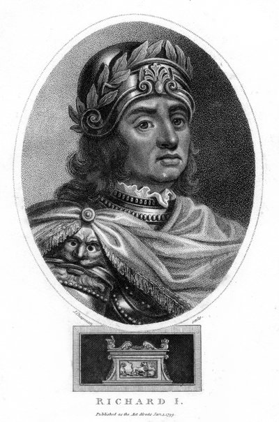 Richard I, konge af England, 1799. af J. Chapman