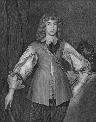 Prins Rupert, c1640, begyndelsen af midten af det 19. århundrede. af J. Cochran