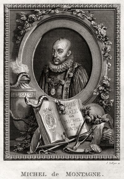 Michel de Montaigne, 1775 af J. Collyer