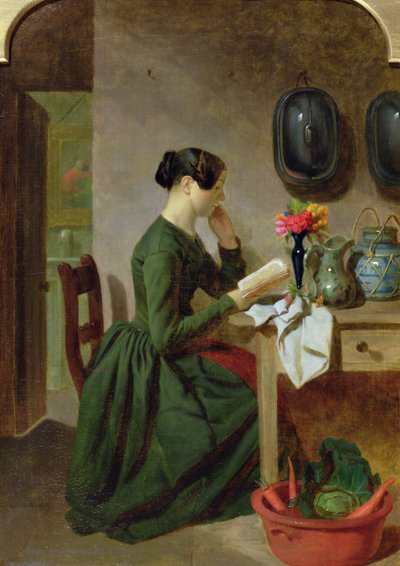 Husholdersken, c.1858 af J. Davies