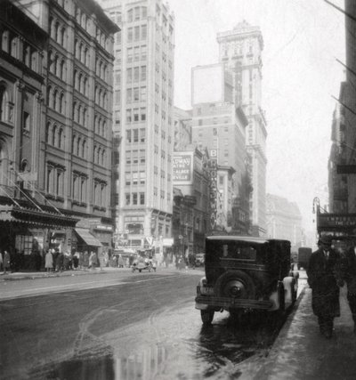 Broadway and the Times Building, New York City, USA, 20. århundrede af J. Dearden Holmes
