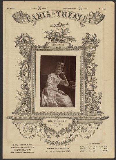 Paris Teater: Clementine Schmidt af J. Émile Tourtin