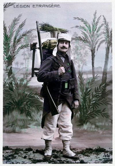 Fransk fremmedlegionær, ca. 1900. af J. Geiser