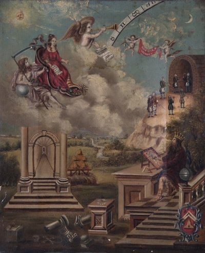 Mysterierne, der her er vist, er kun kendt for en murer, 1700-tallet af J. Gruttenden