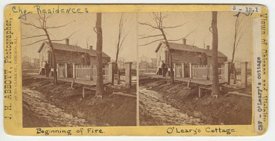Fru OLearys Cottage, 1871 af J. H. Abbott