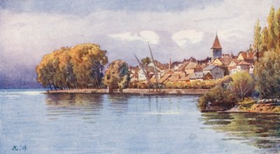 Cully fra Epesse, efterår (farvelitografi) af J. Hardwicke Lewis