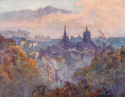 Lausanne fra Signalet (farvelitografi) af J. Hardwicke Lewis