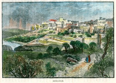 Betlehem, Palæstina, c1885. af J Harmsworth
